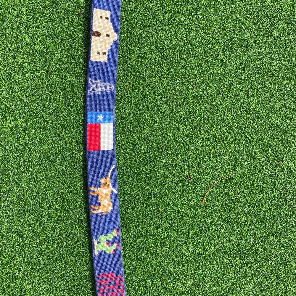 Smathers & Branson Texas Life Needlepoint Children’s Belt size 32